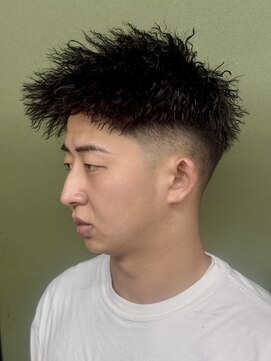 メゾンフォーメン トアロード(Maison for men TorRoad) ツイストパーマ　ジェットモヒカン　ショートヘア　フェード