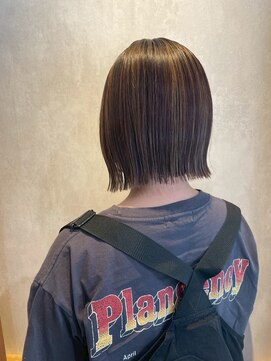 髪質改善/顔周りレイヤーカット/グレージュ[千葉/千葉駅]