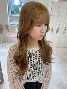 【MONA】ハニーベージュ/ハイトーン/デザインカラー