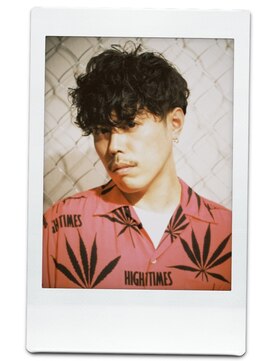 エイル(AILE) MEN'S HAIRスパイキーショートスペインカールブルーブラック