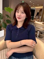 ジーナ 銀座中央通り(Zina)&nbsp;髪質改善＊ココアベージュ似合わせカットボブ＊【Zina銀座中央】