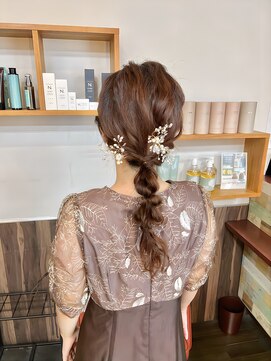 セレスト 福岡天神店(CELESTE) ＊編み下ろしヘアセット＊