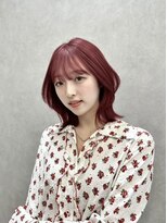 ロンド レア 天神大名店(Lond Le’a)&nbsp;黒髪カタログ/オリーブグレー/ココアベージュ/小顔に見せるヘア