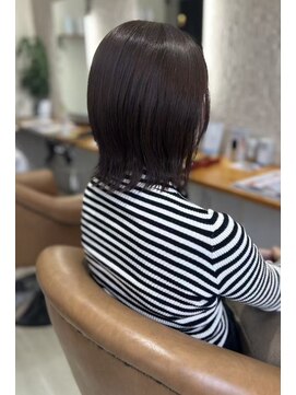 ヘアメイクアモーレ 光の森店(Hair Make Amore) 髪エステ×ピンクベージュ