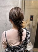 横浜駅/ヘアセット/ヘアメ/ヘアアレンジ/お呼ばれ/編みおろし