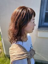 ラポール 蟹江(RAPPORT)&nbsp;レイヤーカットで抜け感インナーカラーボブ