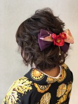 スーパーカット 元町店(SUPER CUT)&nbsp;卒業式　袴　ヘアアレンジ　ハーフアップ