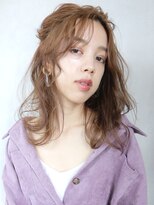 アルバム 渋谷パルコ(ALBUM)&nbsp;シナモンミルクティーベージュ_毛先パーマことりベージュ_36503