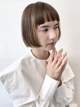 ココ 原宿(KOKO) 【KOKO_TOKYO】#ボブルフ#ショコラベージュ#ベビーバング#カール