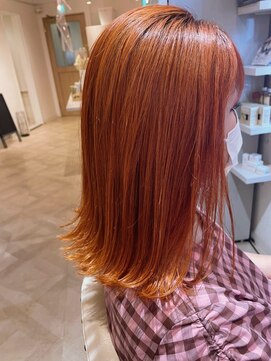 ナンバー エアロ 横浜(N° +aero) 大人かわいいくびれミディラベンダーインナーカラー