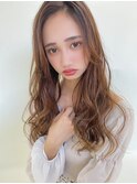シアカラー/デジパ/抜け感ヘア/ベージュ