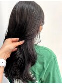 【Sourire南大分店】インナーカラー<ブラック×ラベンダー>