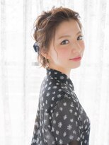 オジコロジ(ojiko.roji)&nbsp;☆月曜営業☆ojiko.レディーな【アップバング×ネイビーリボン】