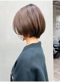 【橋上】スタイリング簡単!大人丸みショート