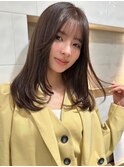 艶髪フェイスレイヤー内巻きスタイル【肥田亜沙美】