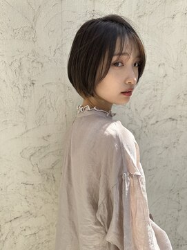 ロンド ストラーダ 心斎橋(Lond strada) シルキーベージュ×グレージュカラー【髪質改善/縮毛矯正】