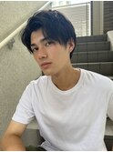 20代30代大人メンズヘア/ビジネスパーマ/メンズシンプル黒髪
