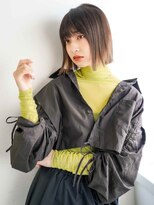 トクテ 吉祥寺(tokute) くびレイヤーエモージュ前髪モテベージュレイヤーミディ/吉祥寺