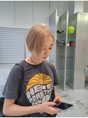 ヌーディーカラー/小顔ひし形/髪質改善/簡単スタイリング