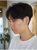 毛流れセンターパート