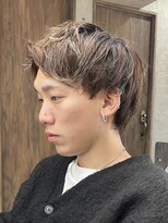 フイ 自由が丘(men's salon Hui)&nbsp;メンズ/アップバング/ツーブロックマッシュ/束感ショート波巻き