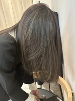 ウェイズトウキョウ 新宿店(Ways TOKYO)&nbsp;ハイライトグレージュ　ロングヘア　レイヤーカット