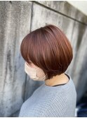 【ショートヘア】やわらかショートボブ