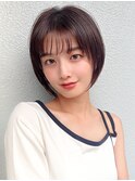 20代30代大人かわいい前髪ありのマッシュショート