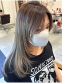 グラデーションレイヤーハイライトベージュ