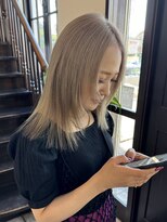 クリスタルマジック 本店(CRYSTAL MAGIC) ブリーチ×ブリーチ×透明感カラー