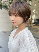 ロンドウル 熊本(Lond ulu) 大人可愛いショート/ベージュカラー/2way [熊本/上通/下通〕