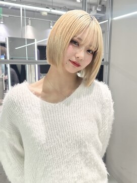 ジェム(GEM) ぱつっとボブでシルエット綺麗に