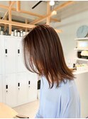イメチェン/美髪/外ハネボブ/ワイドバング/髪質改善/縮毛矯正
