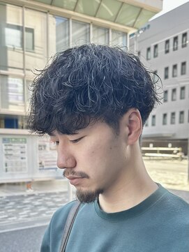 オーガニック アトリエ 大宮(organic+atelier) ツイストスパイラルパーマメンズパーマ波巻きパーマツーブロック