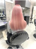 イメチェン/レッドブラウン/フルバング/似合わせカット/海老名駅