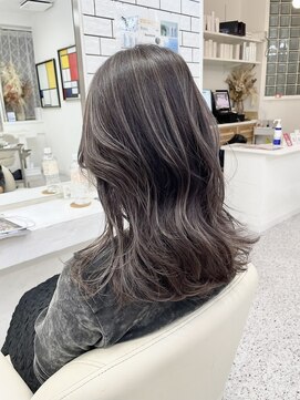 ユラギフロムユイマァル 水島店(YURAGI from YUIMARL) くびれヘア30代40代50代フェアリーレイヤーハイライト白髪染め