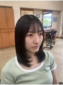伸ばしかけでも可愛いミディアムレイヤー#静岡市