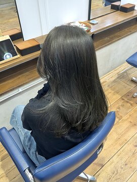 コミレ(COMILE) オリーブカラー/オリーブグレー/ブリーチなし/透明感カラー