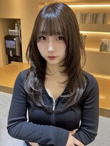 ディーバ 渋谷(D.I.E.V.A)&nbsp;10代20代韓国ヘア顔周りカットハイレイヤーカットハッシュカット