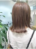 【Hairate本川越】切りっぱなしロブ×フォレストカラー