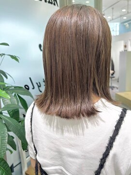 ハイレート ウニクス川越店(Hairate) 【Hairate本川越】切りっぱなしロブ×フォレストカラー