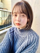 レゴ(REGO) #小顔黒髪クラゲヘアーオリーブグレーココアベージュ