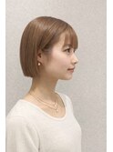 顎ラインぱつっとボブ