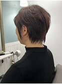 40代50代ショート似合わせカット白髪染めリタッチ白髪ぼかし