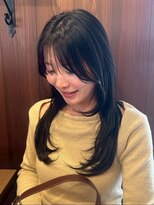 クラン バイ ナチュラル(clan by Natural) 大人可愛いヘア/韓国風レイヤーカット/シースルーバング/モテ髪