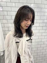 ヘアーネイル アーテ(Hair Nail ARTE) 【岡山/総社】レイヤーウルフとダークグレー
