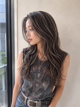 リーチェ(ReCHE by CAPA(旧:CAPA茅ヶ崎店)) ハイライト脱白髪染めくびれ外国人レイヤー艶髪ロングボブ32