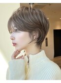 ショート髪質改善ハイライト