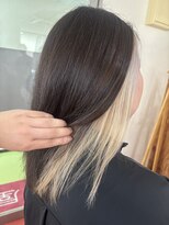 ソメツヤ 白石店(染TSUYA)&nbsp;コントラストインナーカラー