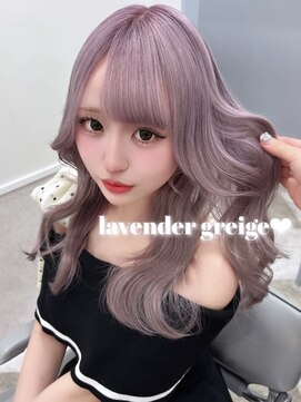 リルミー ミュエナ 大須 矢場町(Lilme myuena) ラベンダーグレージュ/シルバー/ピンクラベンダー